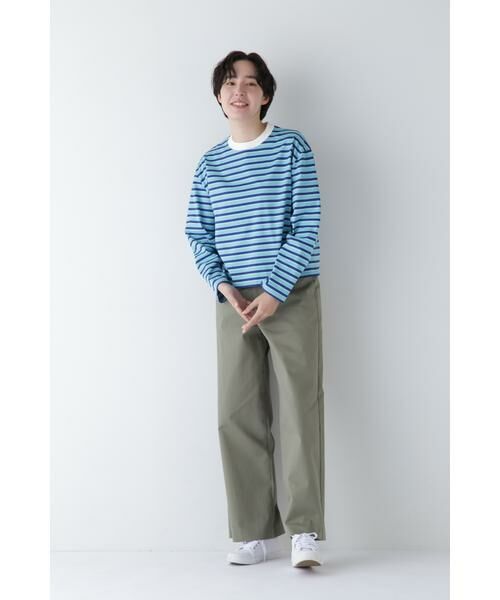 human woman / ヒューマンウーマン パンツ | ◆ストレッチチノパンツ | 詳細10