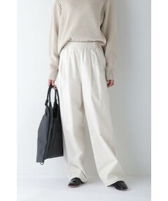 human woman / ヒューマンウーマン パンツ | ◆OGC/キュプラ2タックイージーセミワイドパンツ