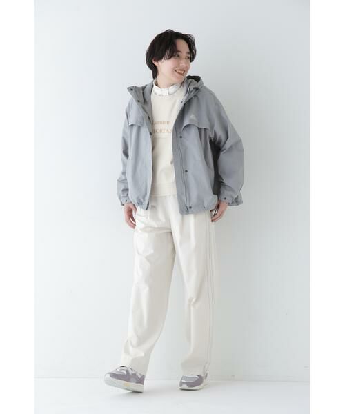 human woman / ヒューマンウーマン パンツ | ◆OGC/キュプラ2タックイージーセミワイドパンツ | 詳細11