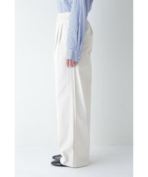 human woman / ヒューマンウーマン パンツ | ◆OGC/キュプラ2タックイージーセミワイドパンツ | 詳細13