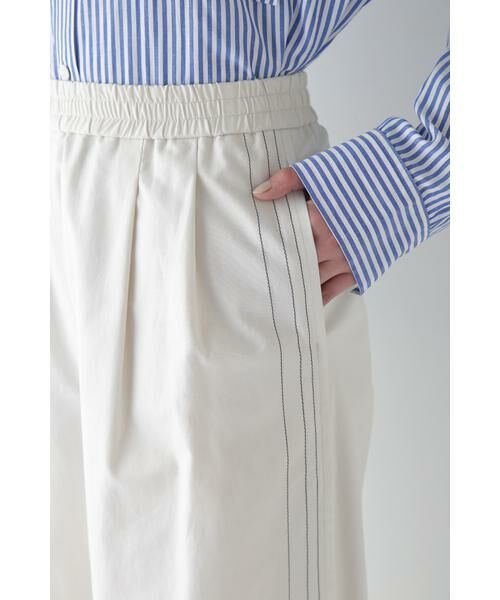 human woman / ヒューマンウーマン パンツ | ◆OGC/キュプラ2タックイージーセミワイドパンツ | 詳細17
