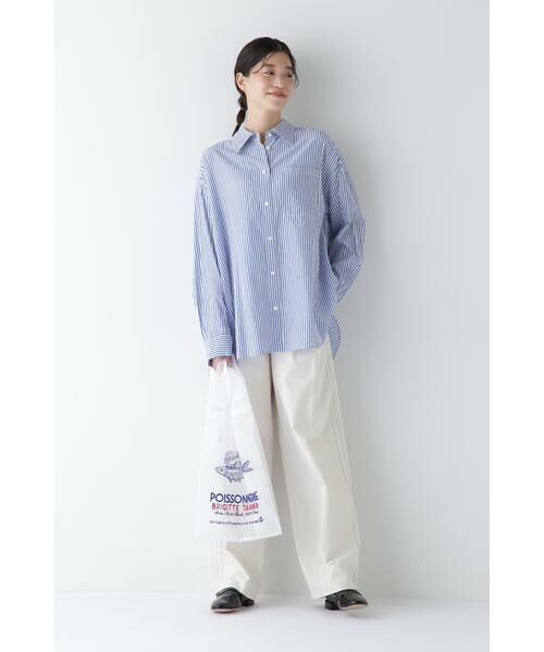 human woman / ヒューマンウーマン パンツ | ◆OGC/キュプラ2タックイージーセミワイドパンツ | 詳細4