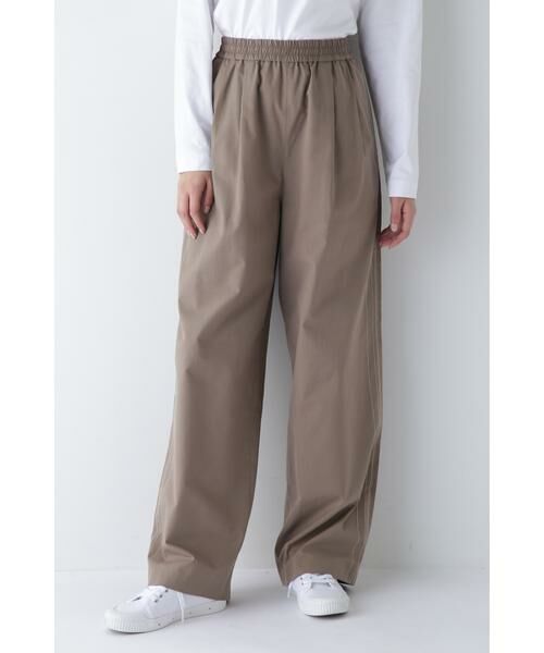 human woman / ヒューマンウーマン パンツ | ◆OGC/キュプラ2タックイージーセミワイドパンツ | 詳細25