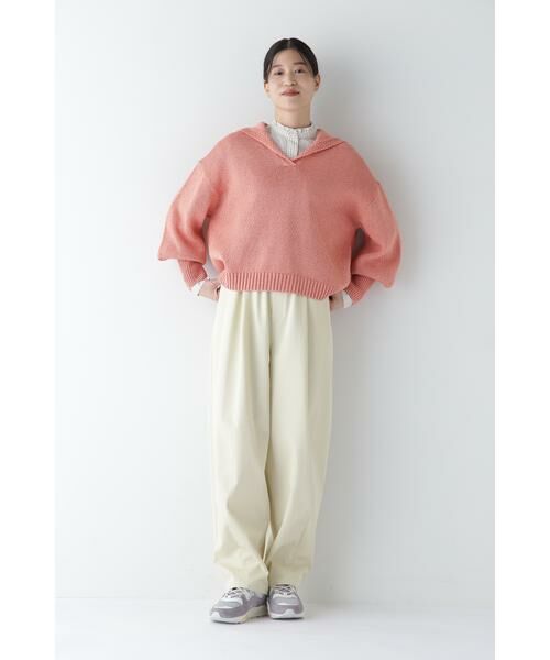 human woman / ヒューマンウーマン パンツ | ◆ツイルクロスバレルパンツ | 詳細10