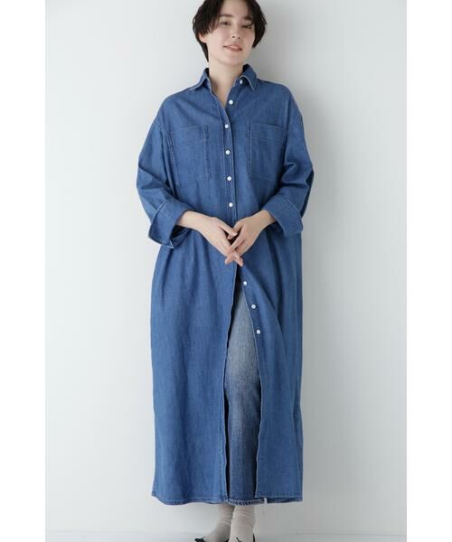 human woman / ヒューマンウーマン ワンピース | デニムワンピース | 詳細2