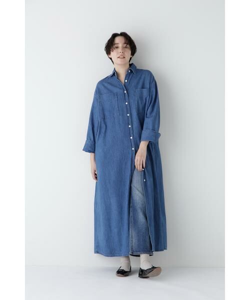 human woman / ヒューマンウーマン ワンピース | デニムワンピース | 詳細3