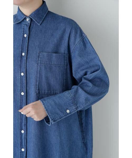 human woman / ヒューマンウーマン ワンピース | デニムワンピース | 詳細8