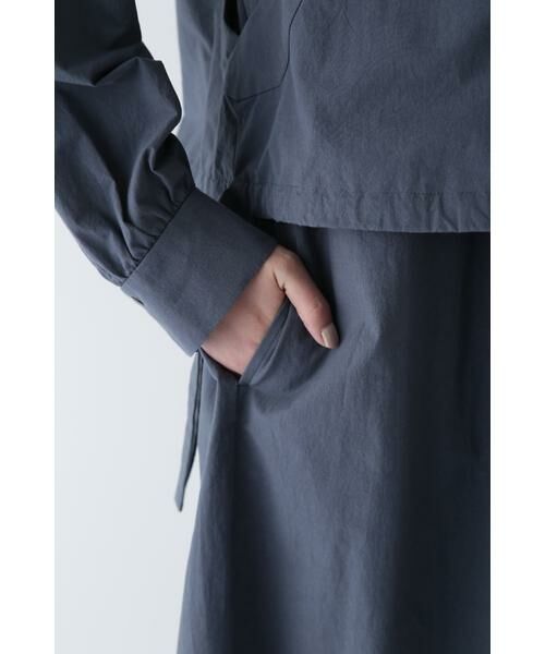 human woman / ヒューマンウーマン ワンピース | ◆コットンワッシャー2WAYジレセットワンピース | 詳細11
