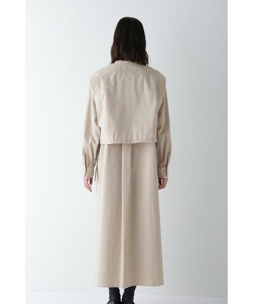 human woman / ヒューマンウーマン ワンピース | ◆コットンワッシャー2WAYジレセットワンピース | 詳細21