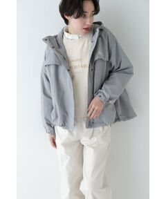 human woman　ナイロンタフタブルゾン(М)　アウター　パーカー human woman（ヒューマンウーマン）の「◇ナイロンシャイン