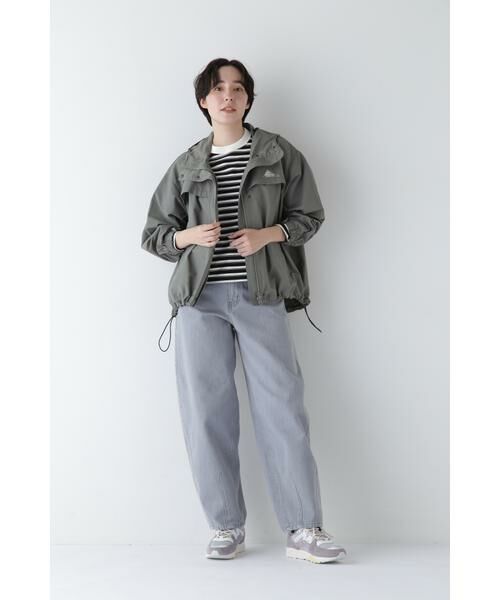 human woman / ヒューマンウーマン カットソー | ◆ボーダーボックスTシャツ | 詳細4