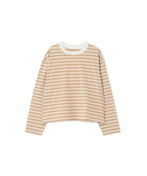 human woman / ヒューマンウーマン カットソー | ◆ボーダーボックスTシャツ | 詳細18