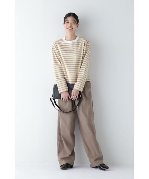 human woman / ヒューマンウーマン カットソー | ◆ボーダーボックスTシャツ | 詳細20