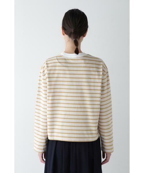 human woman / ヒューマンウーマン カットソー | ◆ボーダーボックスTシャツ | 詳細22