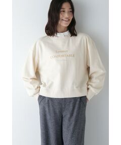 human woman / ヒューマンウーマン カットソー | ◆ロゴトレーナー