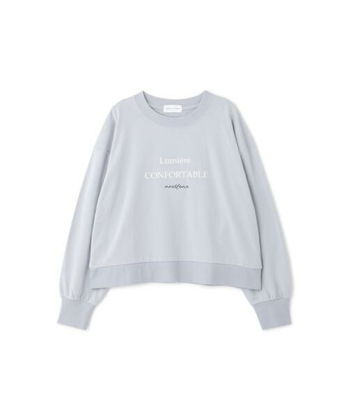 human woman / ヒューマンウーマン カットソー | ◆ロゴトレーナー | 詳細1