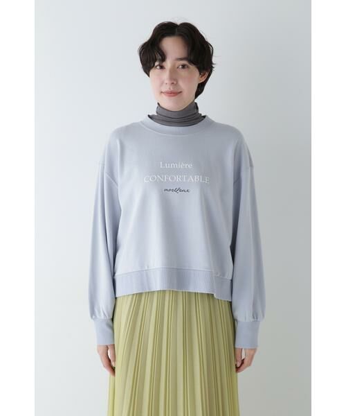 human woman / ヒューマンウーマン カットソー | ◆ロゴトレーナー | 詳細3