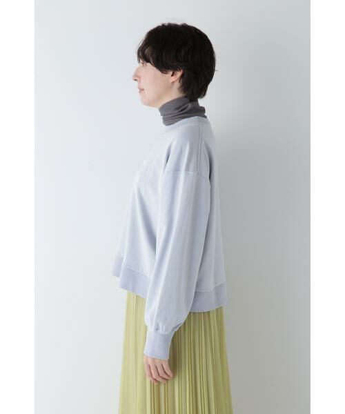 human woman / ヒューマンウーマン カットソー | ◆ロゴトレーナー | 詳細4