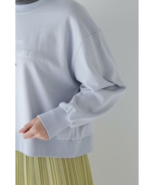 human woman / ヒューマンウーマン カットソー | ◆ロゴトレーナー | 詳細7