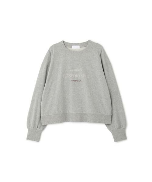 human woman / ヒューマンウーマン カットソー | ◆ロゴトレーナー | 詳細17