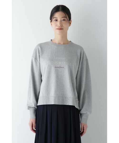 human woman / ヒューマンウーマン カットソー | ◆ロゴトレーナー | 詳細21