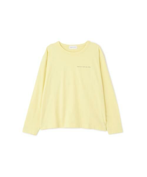 セール】 ◇ロゴエンブロイダリーロングスリーブTシャツ