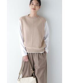 human woman / ヒューマンウーマン ニット・セーター | ◆コットンポリエステルリンクスベスト