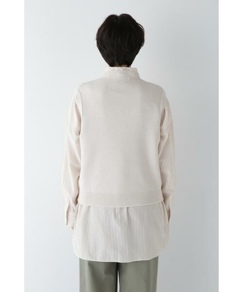 human woman / ヒューマンウーマン ニット・セーター | ◆コットンポリエステルリンクスベスト | 詳細7