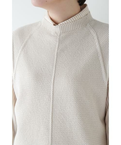 human woman / ヒューマンウーマン ニット・セーター | ◆コットンポリエステルリンクスベスト | 詳細8