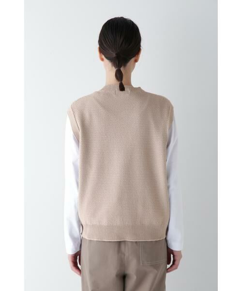 human woman / ヒューマンウーマン ニット・セーター | ◆コットンポリエステルリンクスベスト | 詳細15