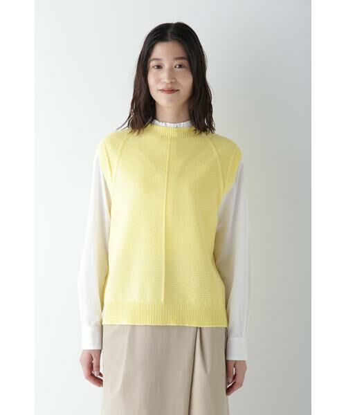 human woman / ヒューマンウーマン ニット・セーター | ◆コットンポリエステルリンクスベスト | 詳細20