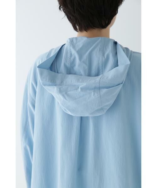 human woman / ヒューマンウーマン シャツ・ブラウス | ◆製品染めフーディーブラウス | 詳細12