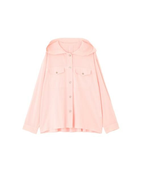 human woman / ヒューマンウーマン シャツ・ブラウス | ◆製品染めフーディーブラウス | 詳細20