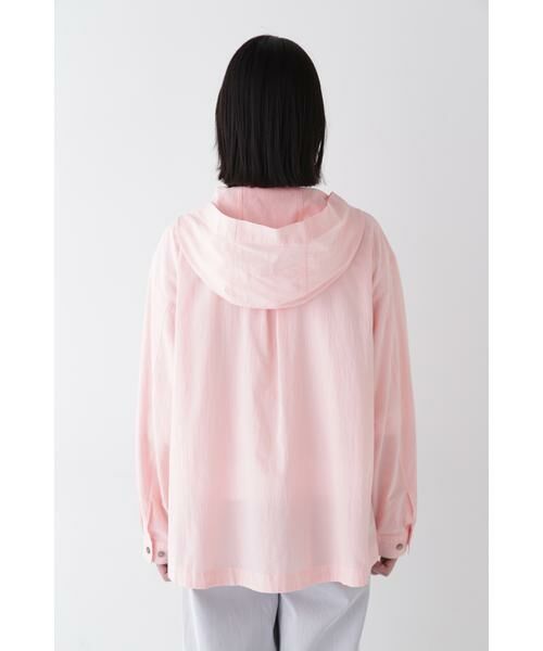 human woman / ヒューマンウーマン シャツ・ブラウス | ◆製品染めフーディーブラウス | 詳細24