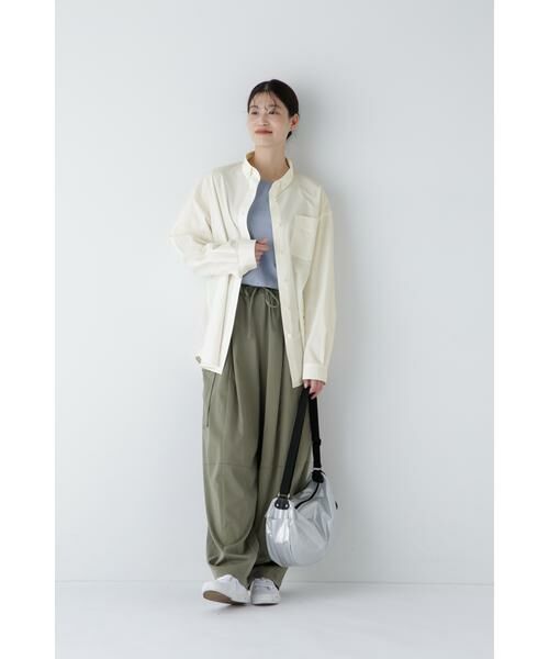 human woman / ヒューマンウーマン シャツ・ブラウス | ◆製品染めボタンダウンオーバーシャツ | 詳細3