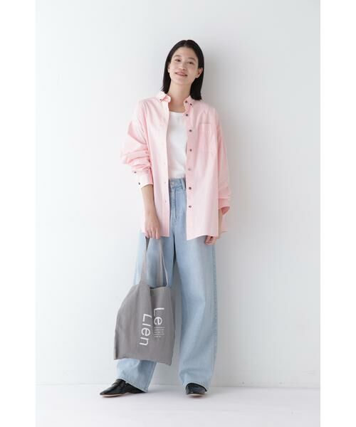 human woman / ヒューマンウーマン シャツ・ブラウス | ◆製品染めボタンダウンオーバーシャツ | 詳細9