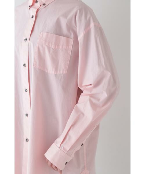 human woman / ヒューマンウーマン シャツ・ブラウス | ◆製品染めボタンダウンオーバーシャツ | 詳細14