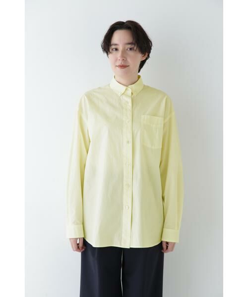 human woman / ヒューマンウーマン シャツ・ブラウス | ◆製品染めボタンダウンオーバーシャツ | 詳細21