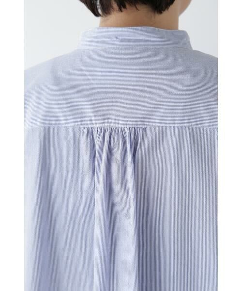 human woman / ヒューマンウーマン シャツ・ブラウス | ◆ボイルマイクロサッカーブラウス | 詳細15