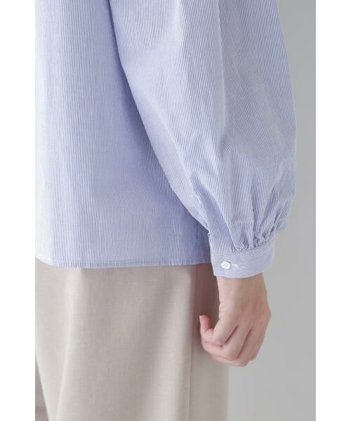 human woman / ヒューマンウーマン シャツ・ブラウス | ◆ボイルマイクロサッカーブラウス | 詳細16