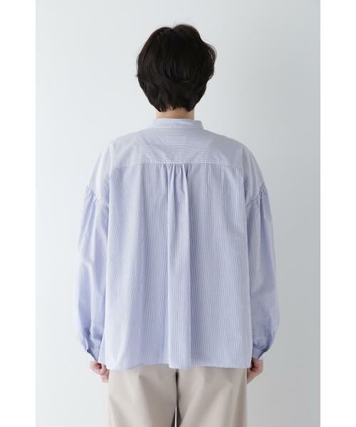 human woman / ヒューマンウーマン シャツ・ブラウス | ◆ボイルマイクロサッカーブラウス | 詳細11