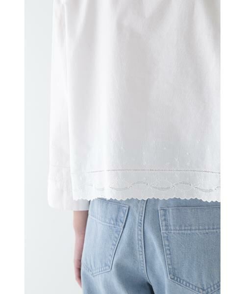 human woman / ヒューマンウーマン シャツ・ブラウス | ◆ヴィンテージ風レースブラウス | 詳細18