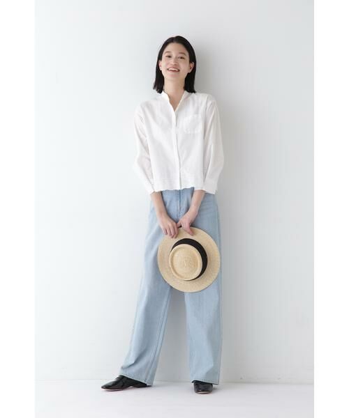 human woman / ヒューマンウーマン シャツ・ブラウス | ◆ヴィンテージ風レースブラウス | 詳細8