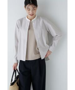 ブラウス シャツ 綿麻ボイルスキッパーボリュームブラウス レディース 綿麻ボイルスキッパーボリュームブラウス | human woman