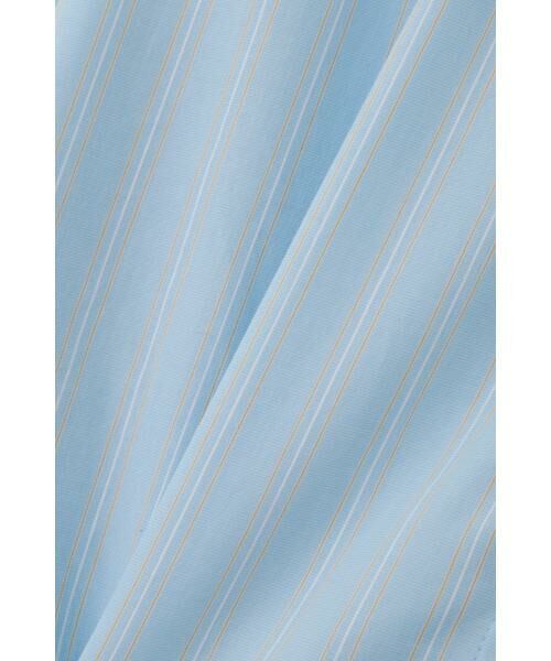 human woman / ヒューマンウーマン シャツ・ブラウス | ◆コットンドビーストライプクレリックシャツ | 詳細19