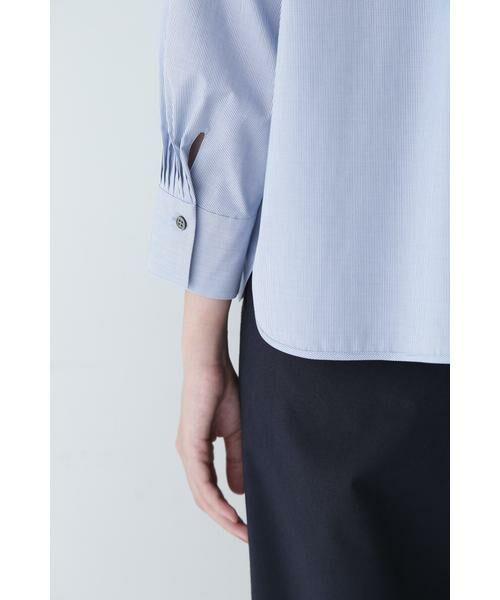 human woman / ヒューマンウーマン シャツ・ブラウス | ◆スキッパーブロードブラウス | 詳細10