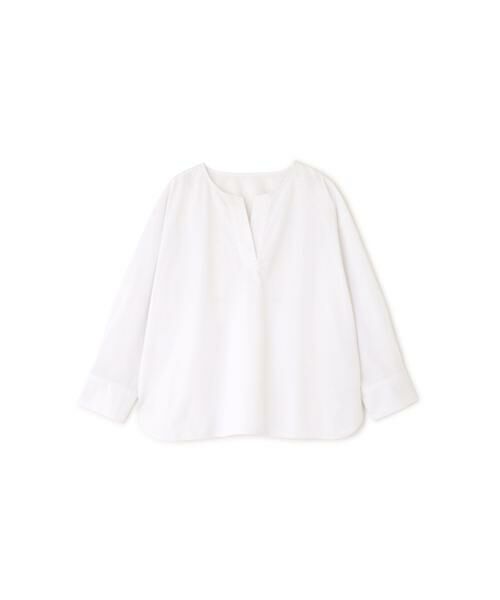 human woman / ヒューマンウーマン シャツ・ブラウス | ◆スキッパーブロードブラウス | 詳細12