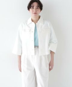 human woman / ヒューマンウーマン シャツ・ブラウス | ◆コットン麻カツラキブラウス