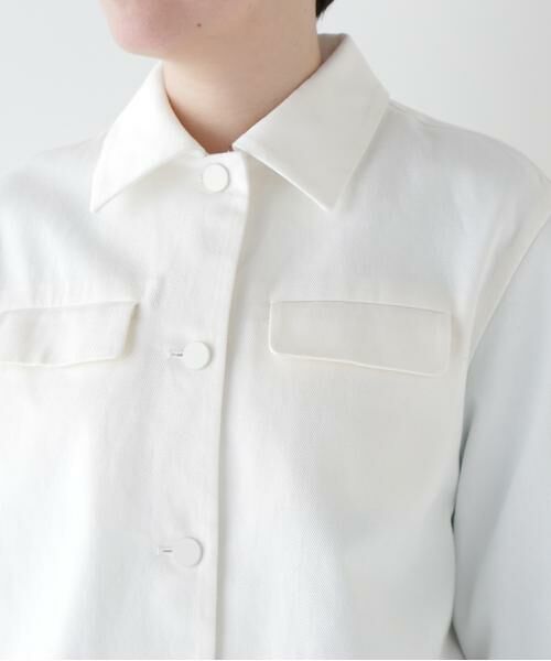 human woman / ヒューマンウーマン シャツ・ブラウス | ◆コットン麻カツラキブラウス | 詳細7