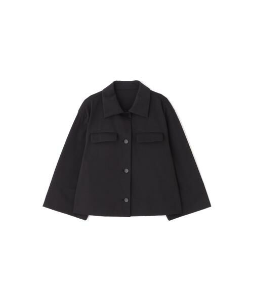 human woman / ヒューマンウーマン シャツ・ブラウス | ◆コットンナイロンポンチSTブラウス | 詳細1